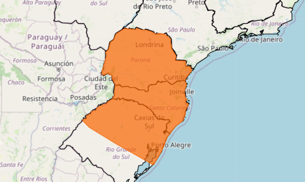 Fim de semana será de chuva na maior parte do RS; para o sábado, Inmet tem  alerta de tempestade na Metade Sul