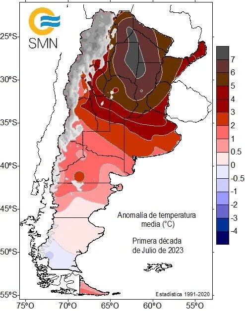 CLIMA: Frio atinge 22ºc negativos e sai fora da escala da meteorologia  argentina. - RRMAIS - Informação com Credibilidade
