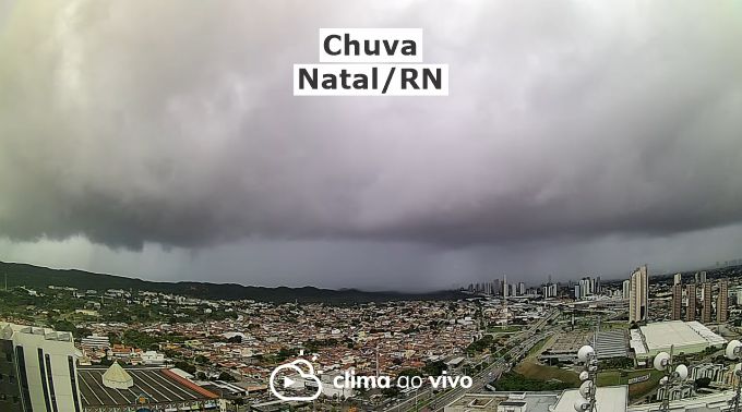 Formação de chuva intensa em Natal/RN - 14/05/21 - Clima ao Vivo