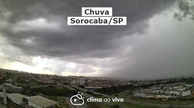 Chuva intensa com rajadas de vento atingem Sorocaba/SP - 29/11/21 - Clima  ao Vivo