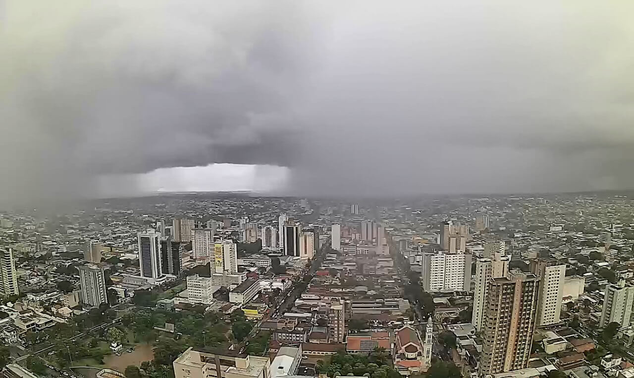 Sábado amanhece nublado, e previsão é de chuva em MS - JD1 Notícias