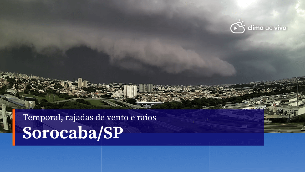 Clima ao Vivo em Sorocaba | Câmera do tempo - veja agora - Clima ao Vivo