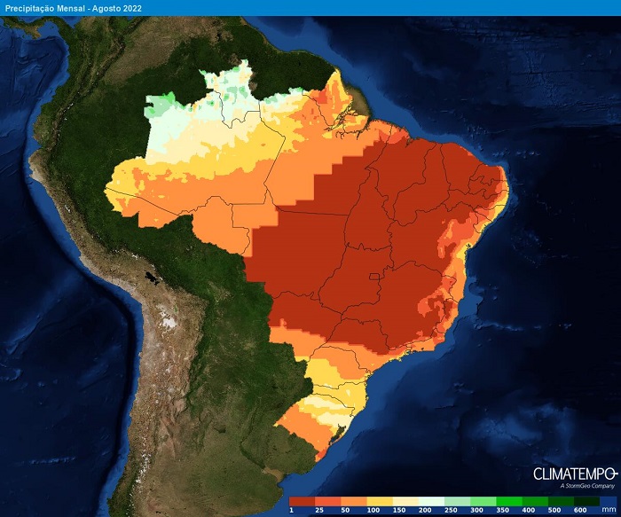 Vai ter chuva para o mês de agosto? Confira a notícia e a previsão do tempo  para todas as regiões do Brasil - Clima ao Vivo