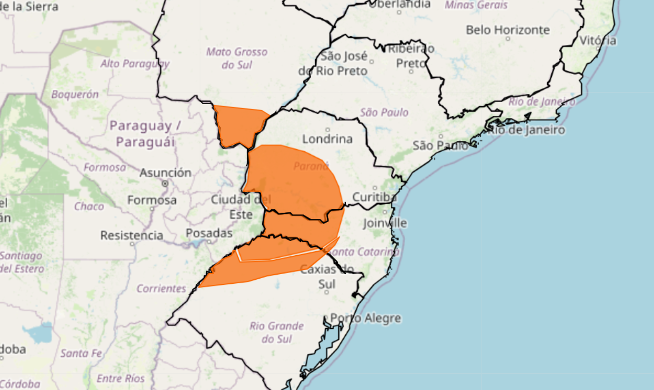 Fim de semana será de chuva na maior parte do RS; para o sábado, Inmet tem  alerta de tempestade na Metade Sul