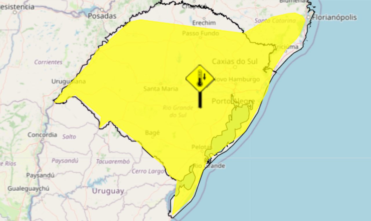 Previsão do tempo para Erechim (RS): Veja temperaturas do dia