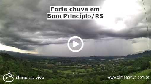 Forte chuva em Bom Princípio/RS na tarde desta sexta (29). Assista imagens  exclusivas! - Clima ao Vivo
