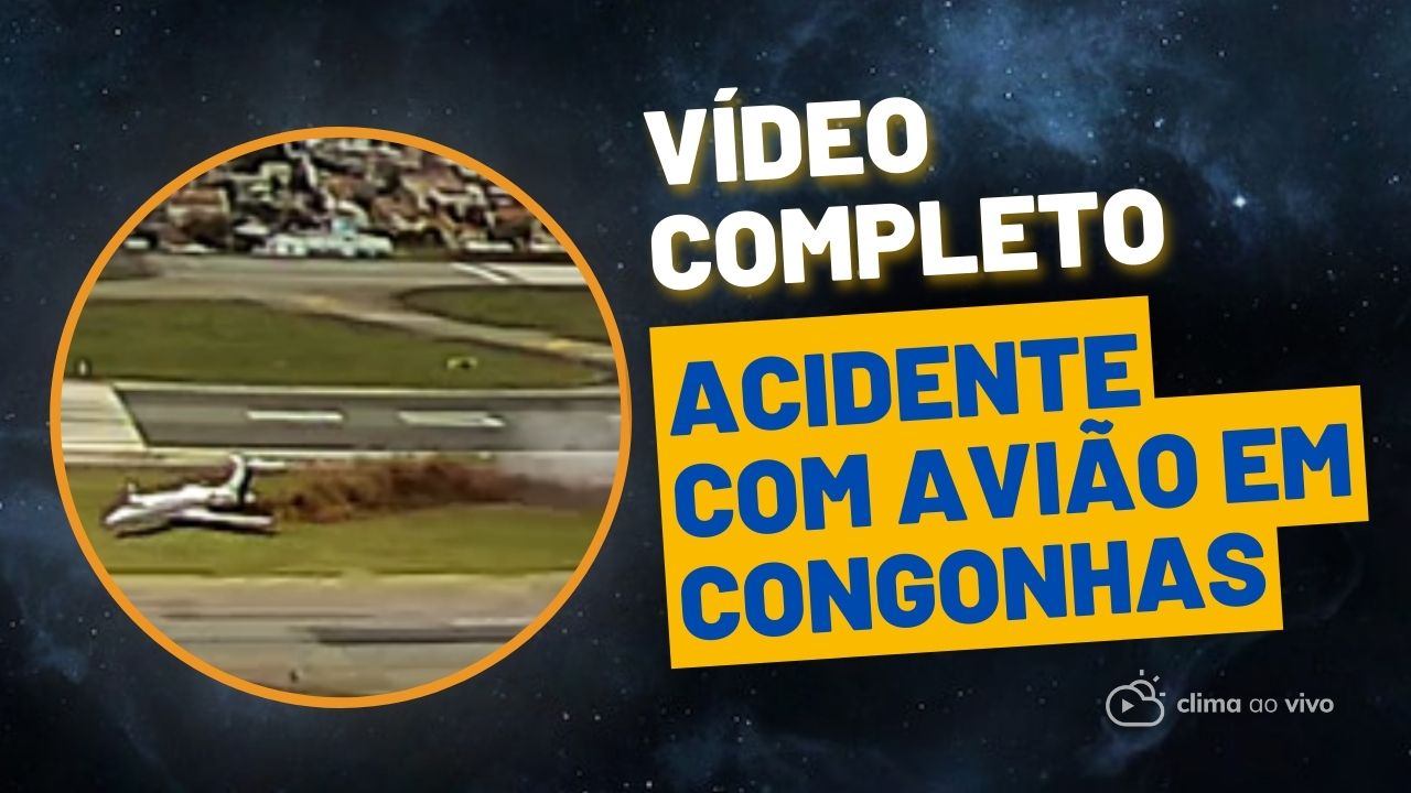 VÍDEO COMPLETO de incidente com avião no Aeroporto de Congonhas