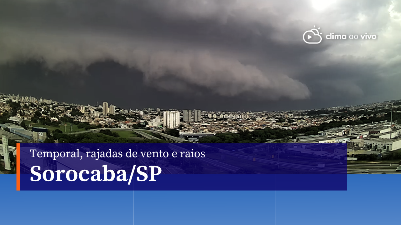 Temporal acompanhado de vento forte causa transtornos em Caxias do